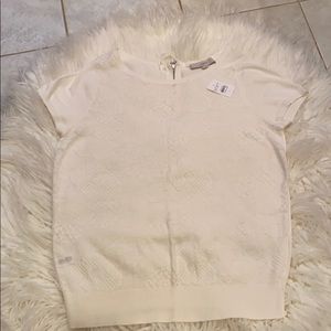 NWT LOFT lace type sweater